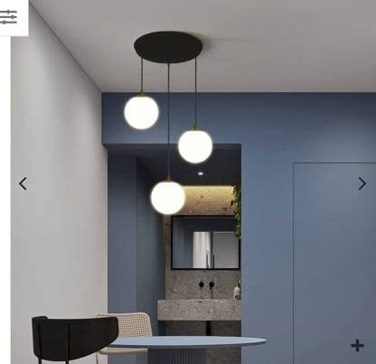 ADWAIT Modern White Doom Pendant Ceiling Lights